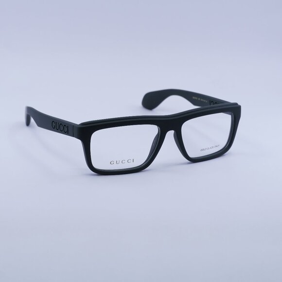 🕶️ New Gucci GG1572O 005 Eyeglasses - Green Frame 54mm - Picture 1 of 12